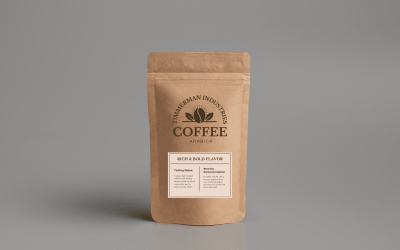 Brown and Grey Coffee Product Features Instagram Post