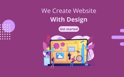 Purple and Soft Blue Illustrative Create Website Instagram post (1280 x 768 px)