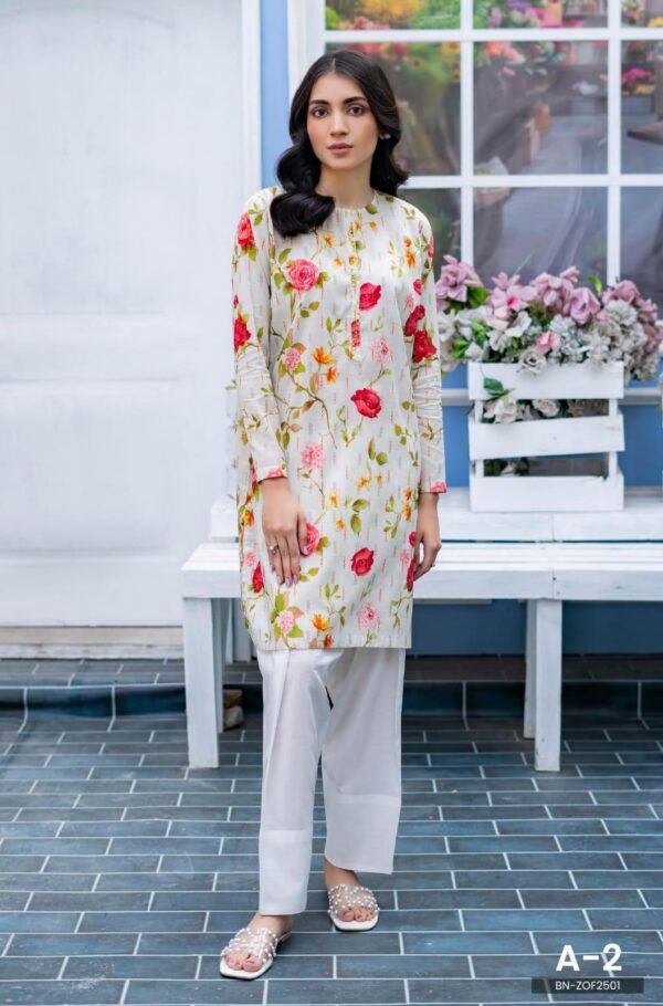 1 Pc Women's Unstitched Printed Kurti