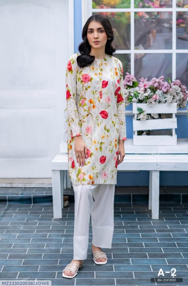 1 Pc Women's Unstitched Printed Kurti