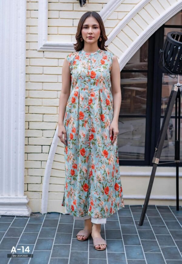 1 Pc Women's Unstitched Printed Kurti