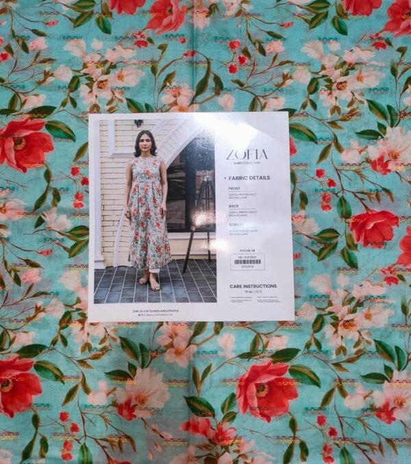 1 Pc Women's Unstitched Printed Kurti