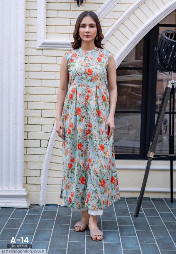 1 Pc Women's Unstitched Printed Kurti