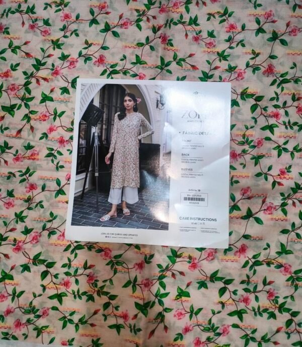 1 Pc Women's Unstitched Printed Kurti