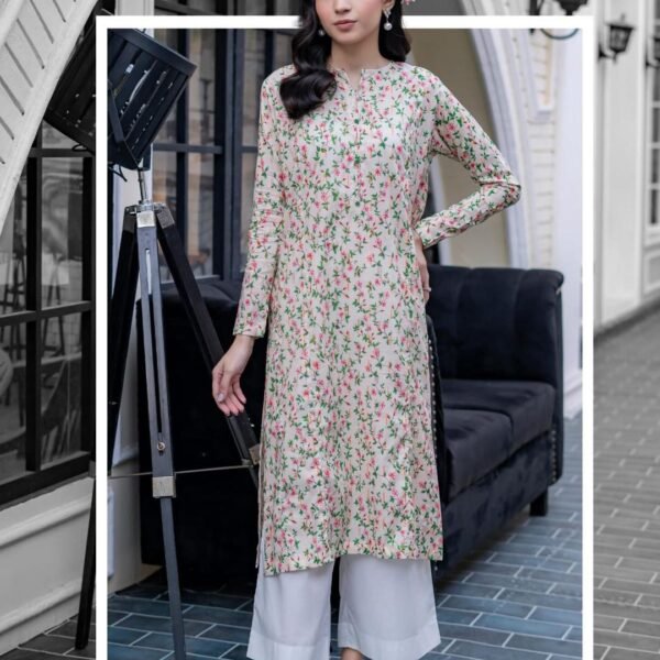 1 Pc Women's Unstitched Printed Kurti