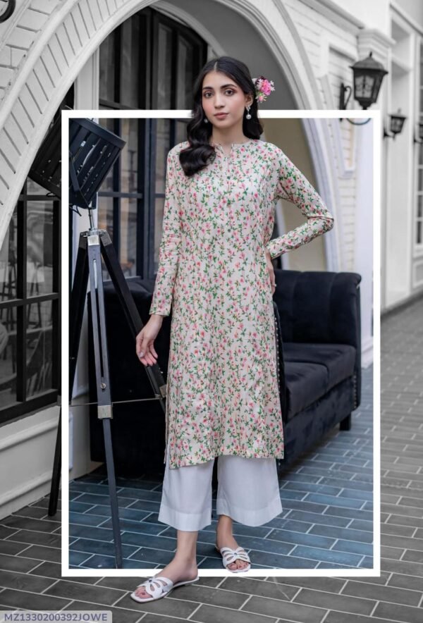 1 Pc Women's Unstitched Printed Kurti