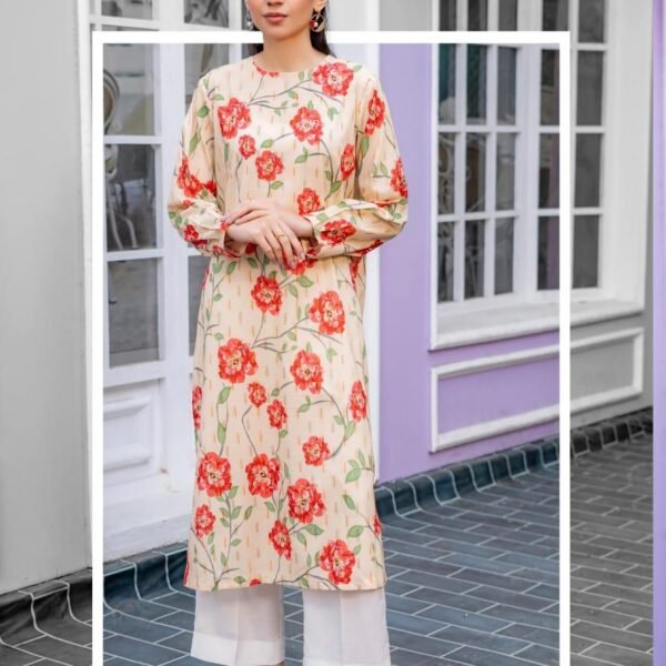 1 Pc Women's Unstitched Printed Kurti