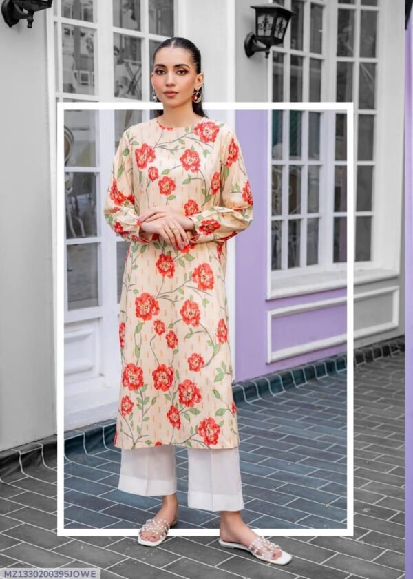 1 Pc Women's Unstitched Printed Kurti