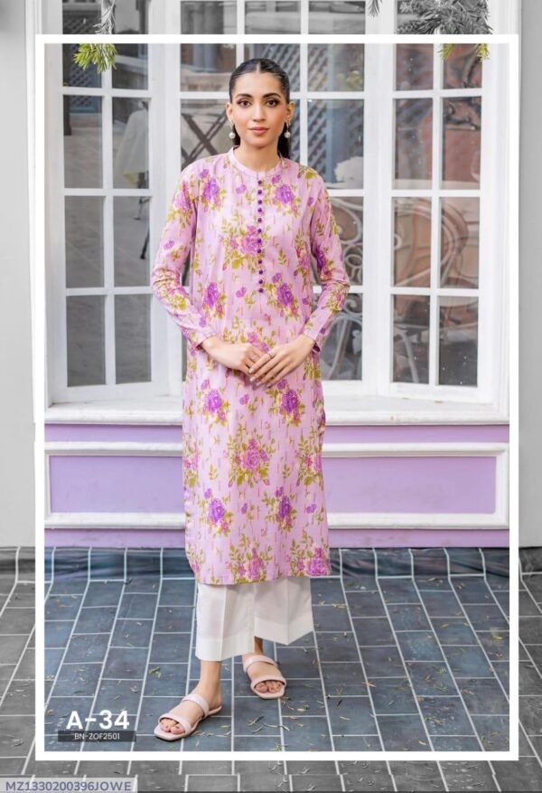 1 Pc Women's Unstitched Printed Kurti