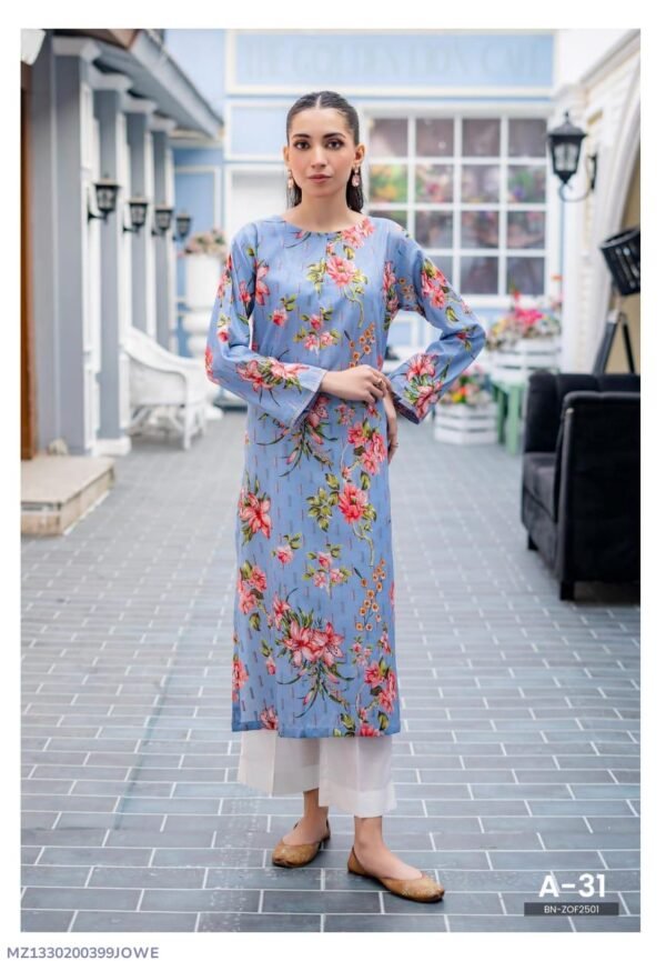 1 Pc Women's Unstitched Printed Kurti