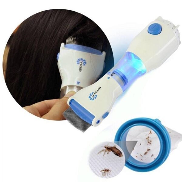 Anti-Lice Electric Comb - Cordless Personal Grooming Tool with Foil Blade and Ergonomic Design