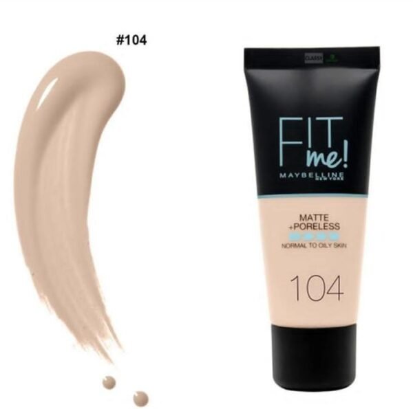 Maybelline Fitme High Coverage Foundation - 30ml for Flawless Skin