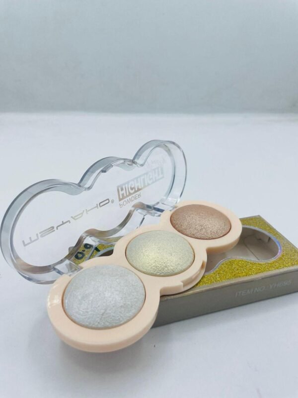 High Coverage Blusher Highlighter Kit - 1 Pcs Natural Shades