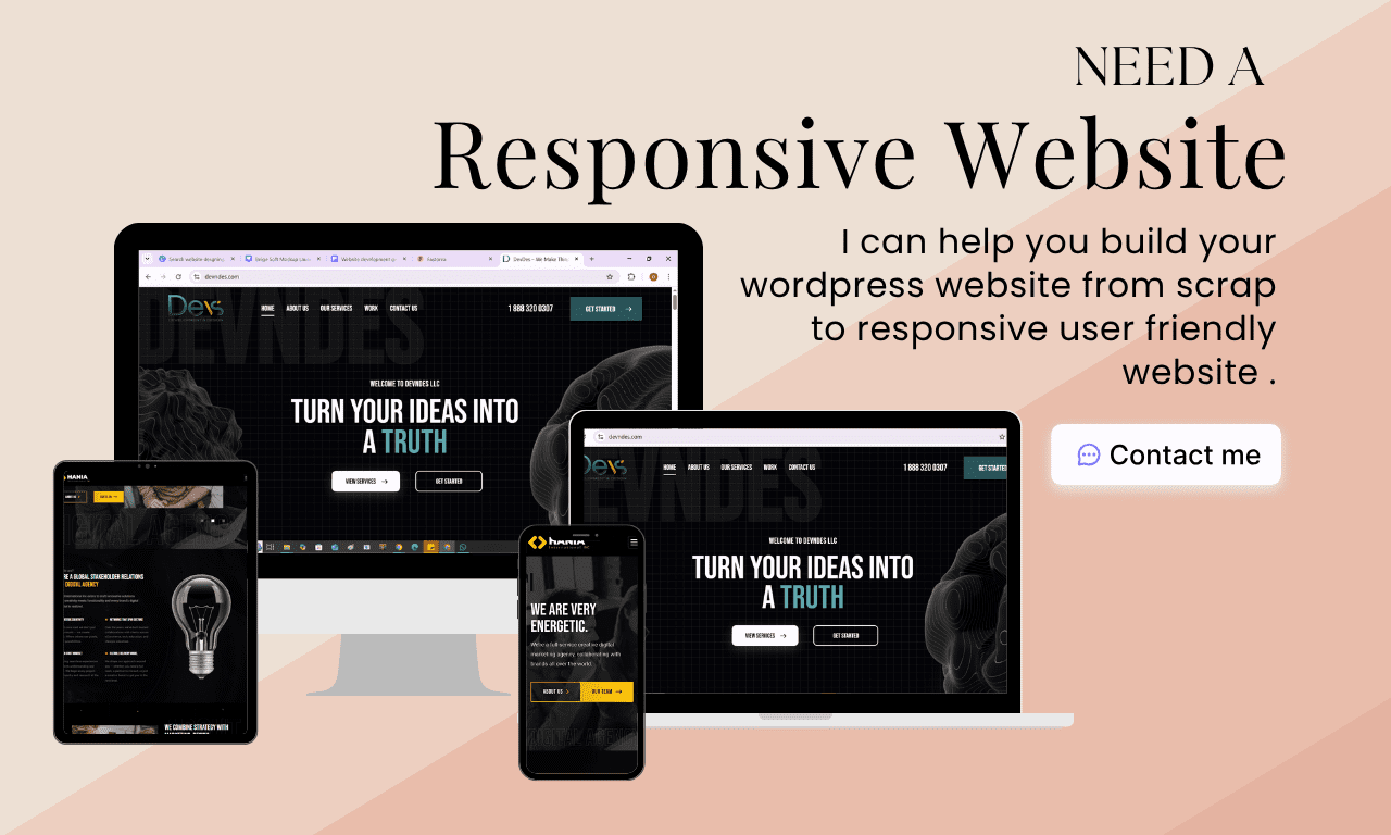 Beige Soft Mockup Launching New Website Facebook Post
