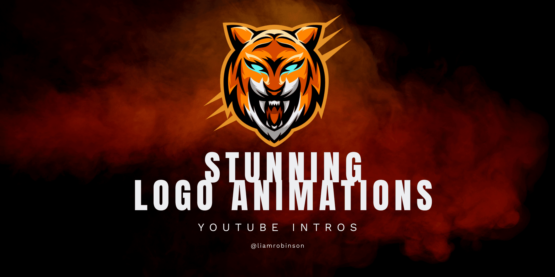 Black Orange Minimalis Offline Gaming Banner Landscape