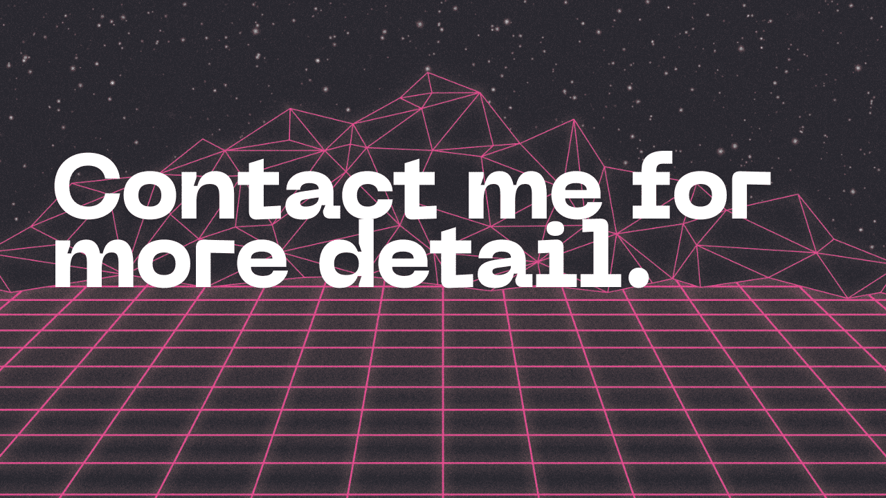 Black Pink and Cyan Neon Retro Virtual Background