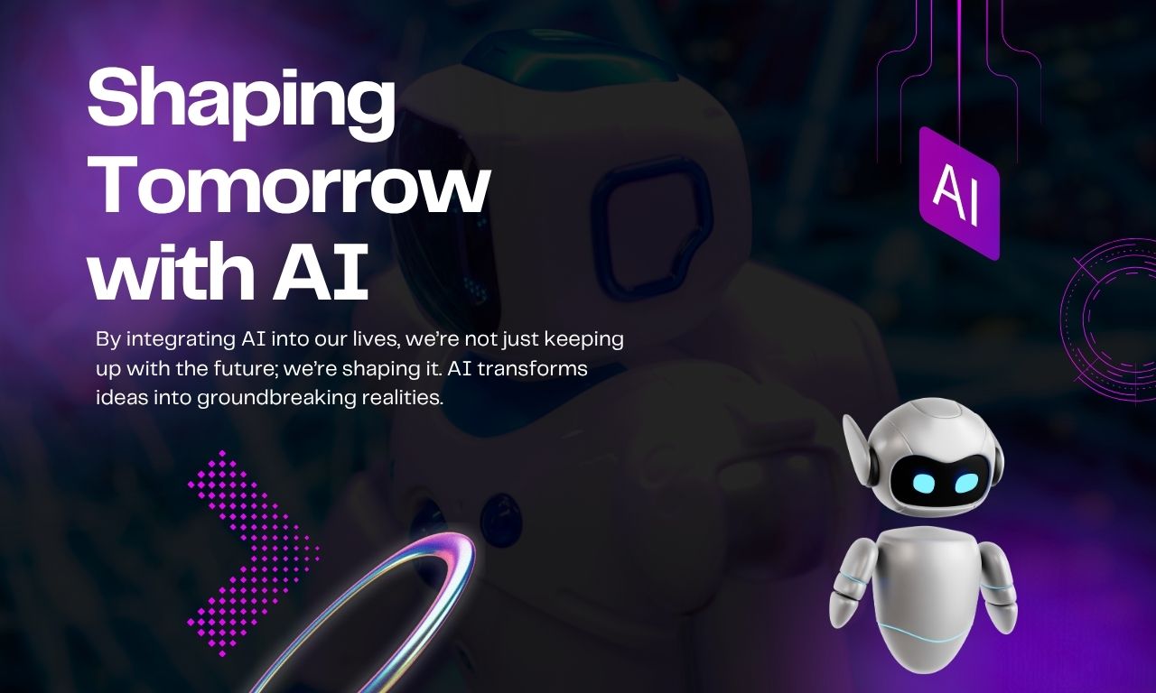 Black and Purple Modern AI Instagram Post (1280 x 768 px)