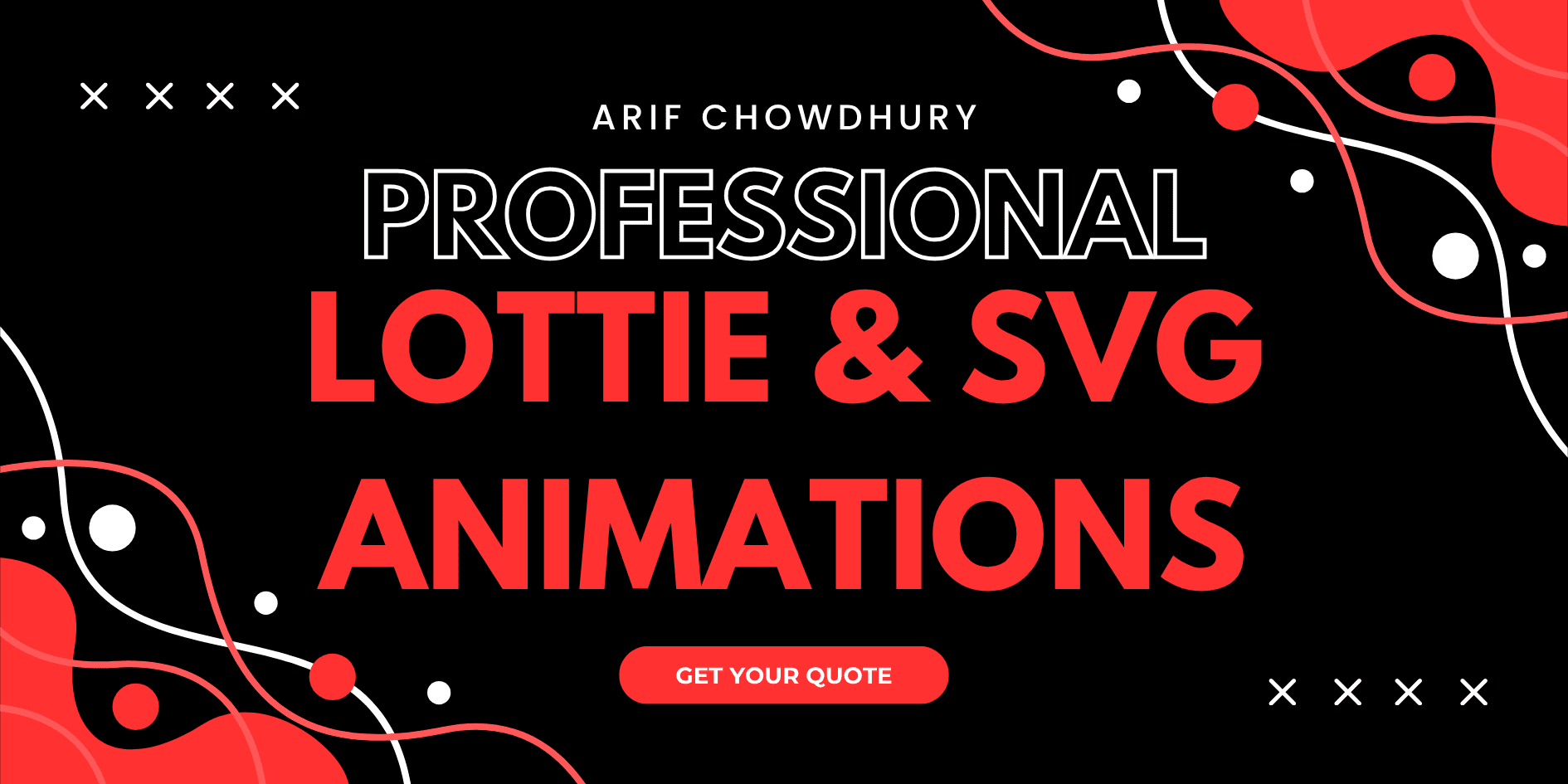 Black and Red Simple Black Friday Banner