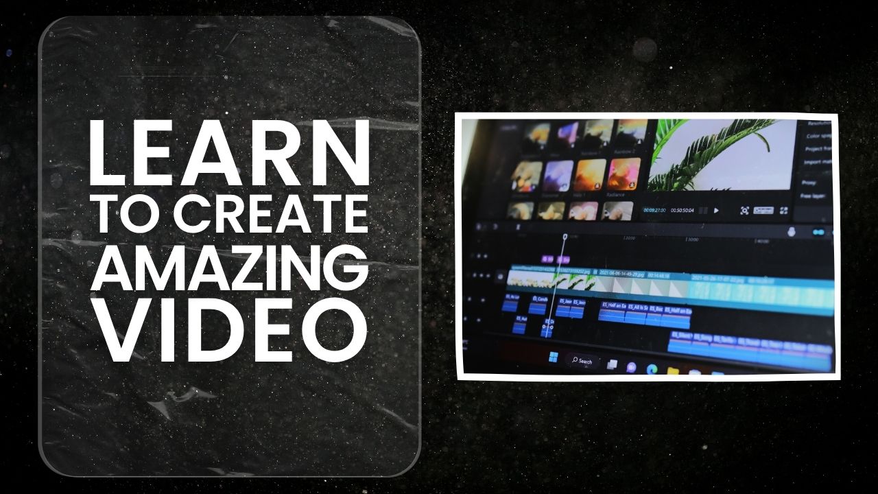 Black and White Modern Video Tutorial YouTube Thumbnail