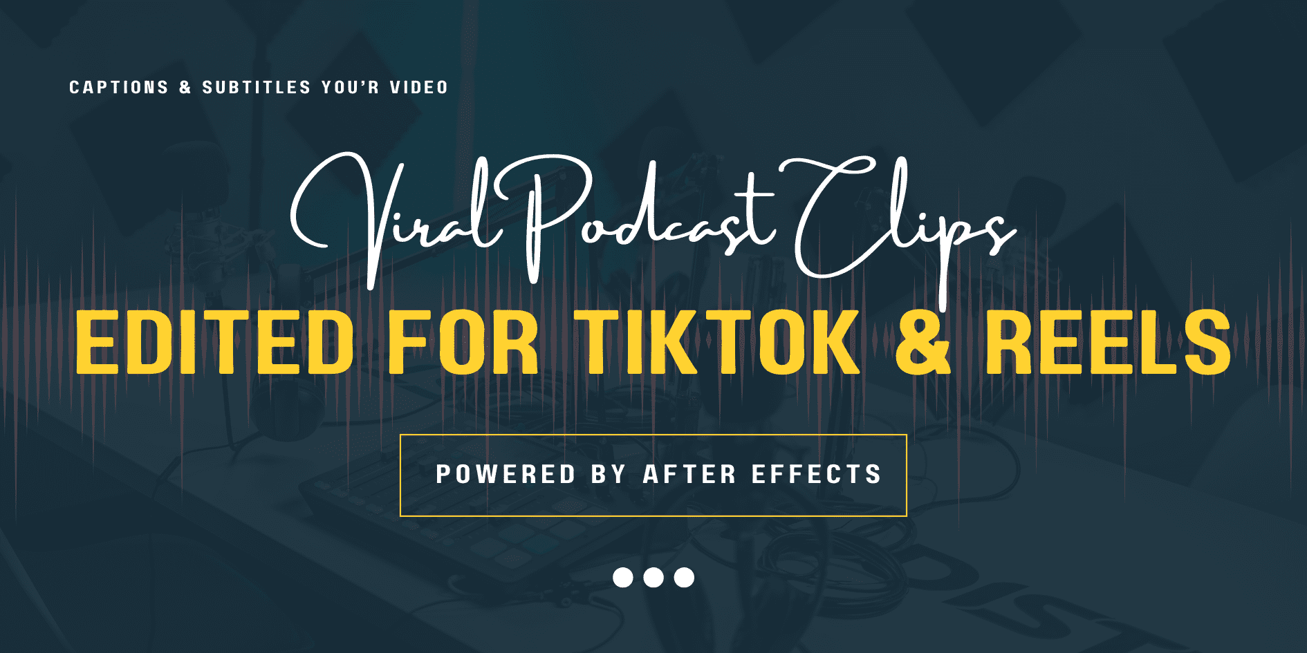 Blue And Yellow Minimalist International Podcast Day Banner