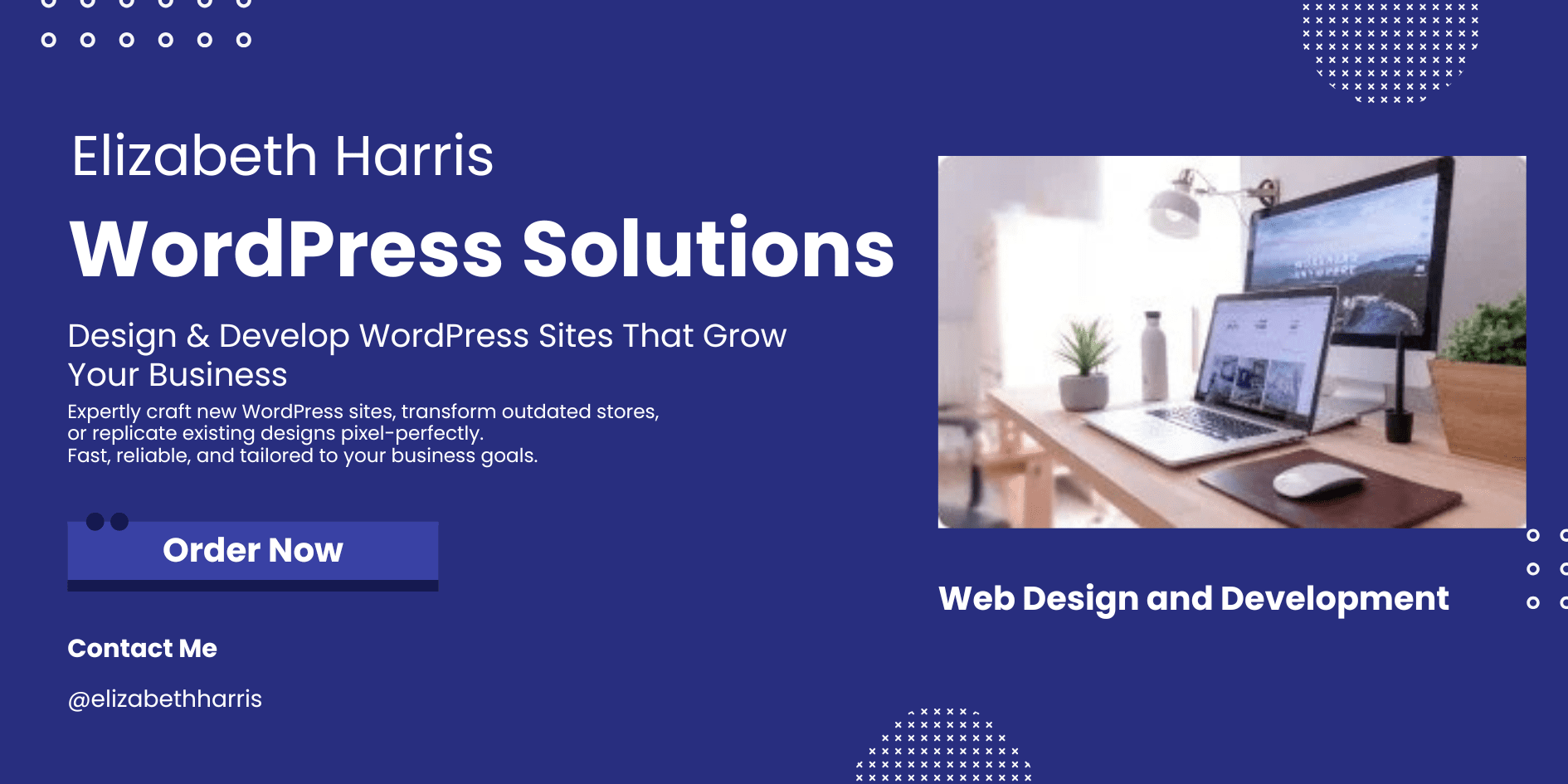 Blue Modern Business Agency Banner