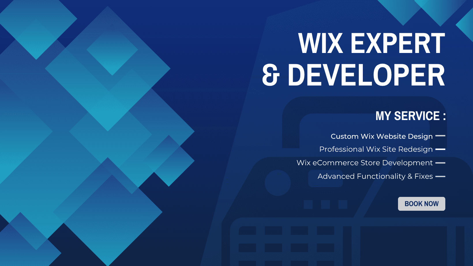 Blue Modern Welding Service Facebook Cover