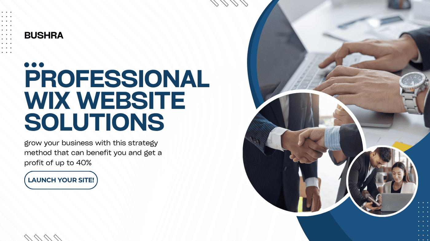 Blue White Modern Business Strategy Blog Banner