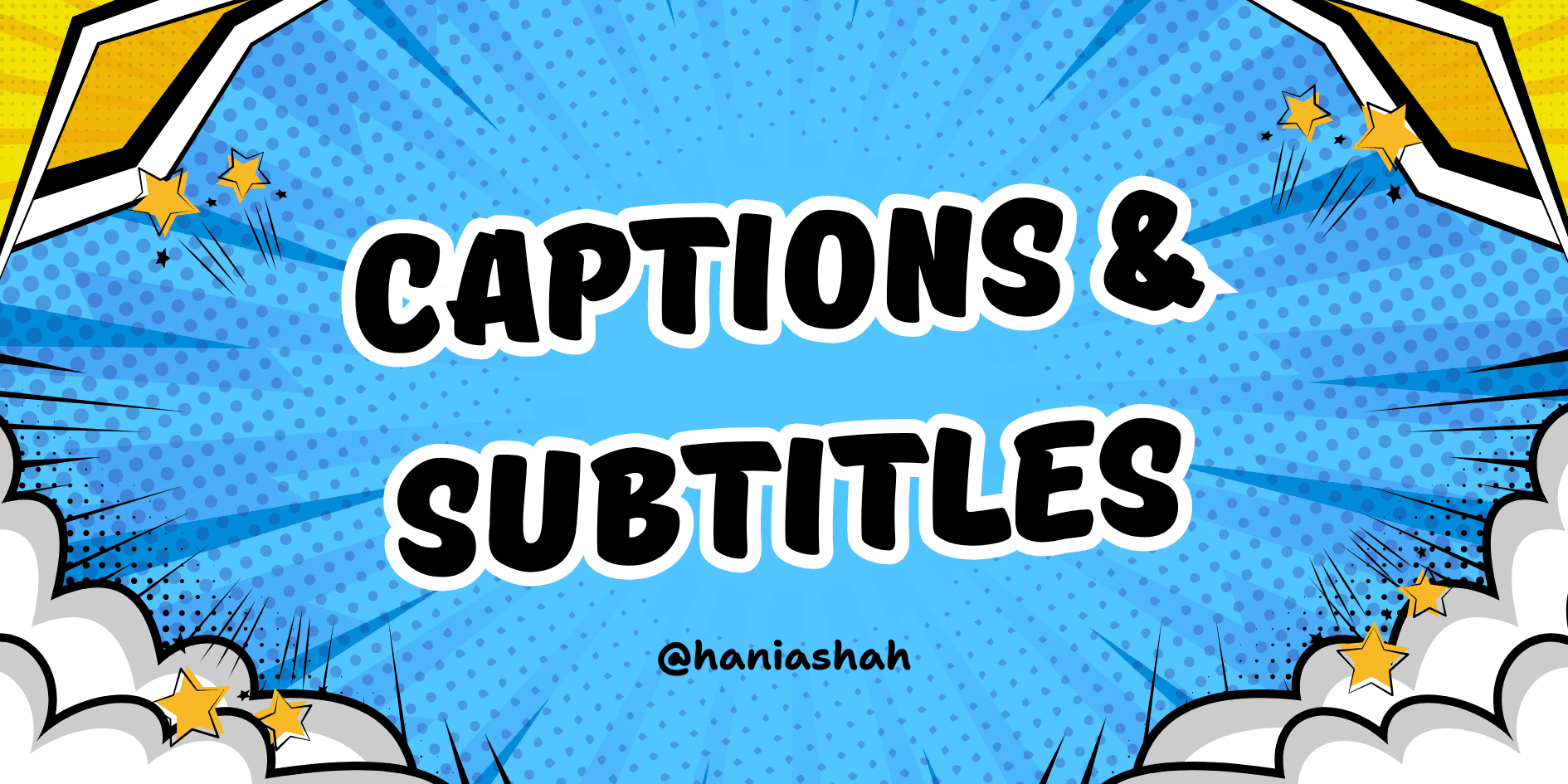 Blue and Black Comic Illustration Opening Soon Banner