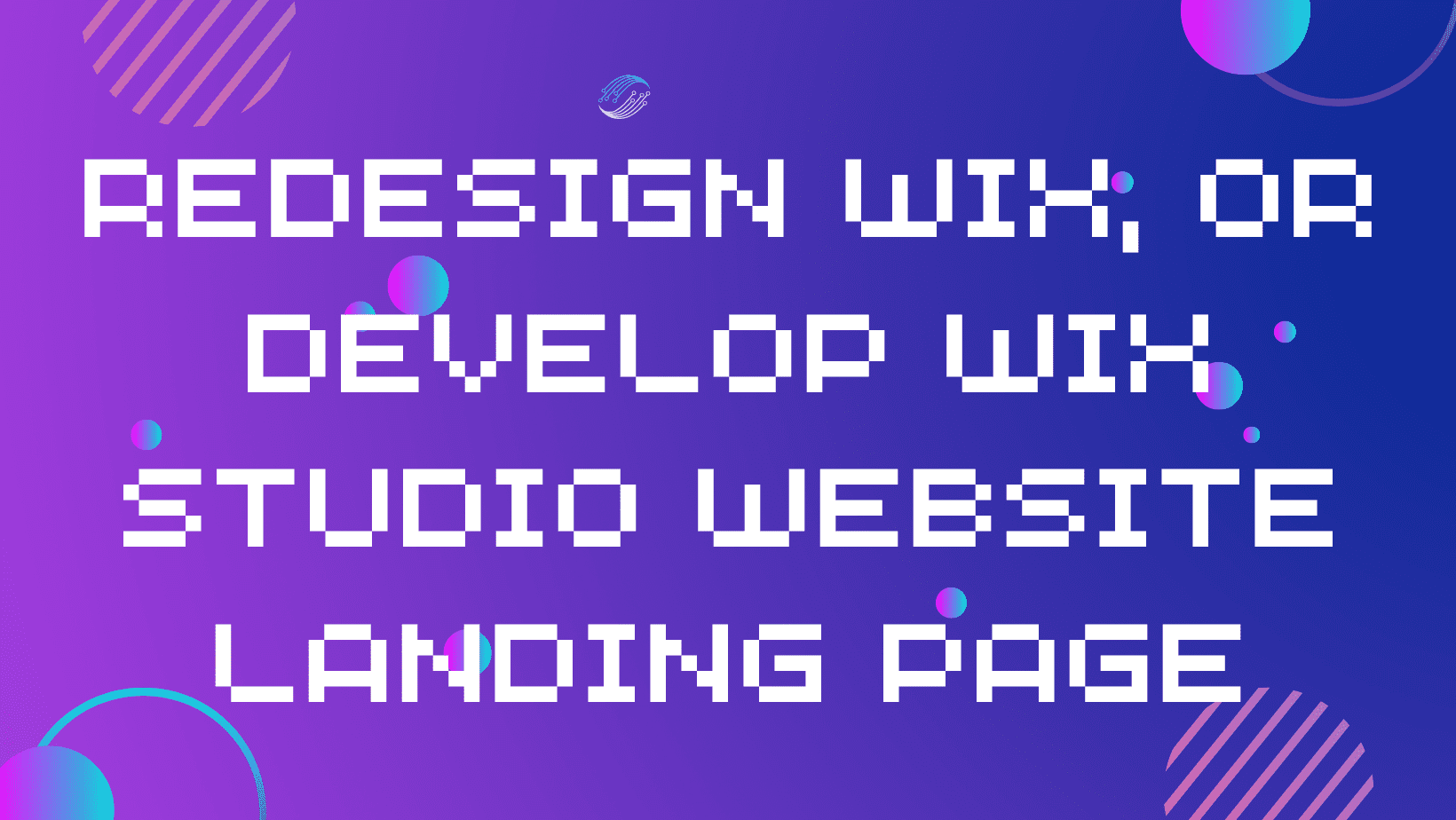 Blue and Purple Futuristic Technology Facebook Cover