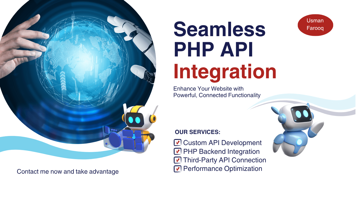 Blue and Red Modern Illustrated Artificial Intelligence Poster