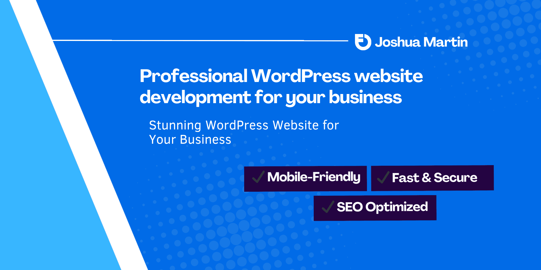 Blue and White Vibrant and Dynamic Business Retractable Mobile App Exhibition Banner