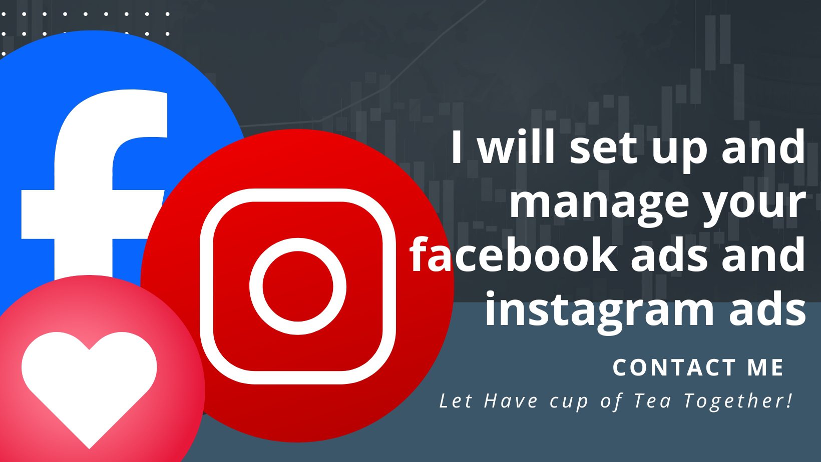 Blue minimalist digital marketing banner (Facebook Cover)