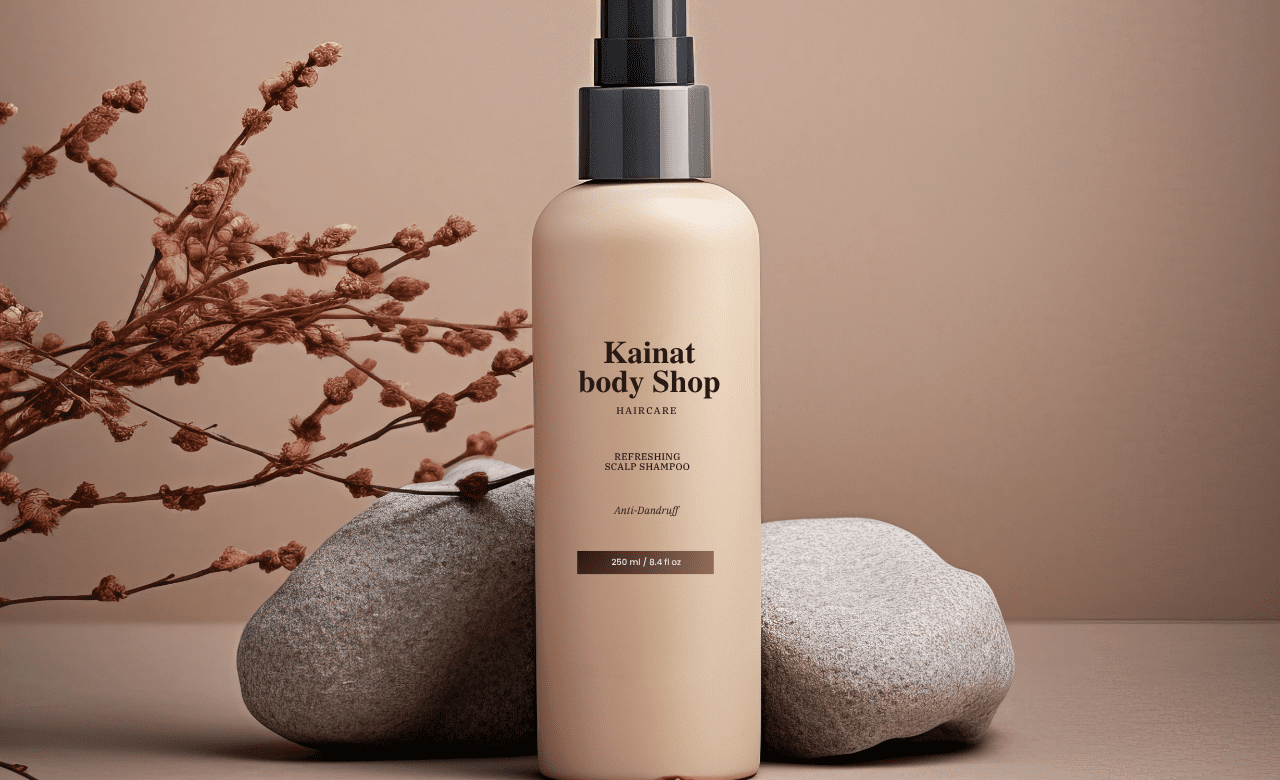 Brown White Elegant Neutral Branding Inclusive Skincare Mockup Instagram Post