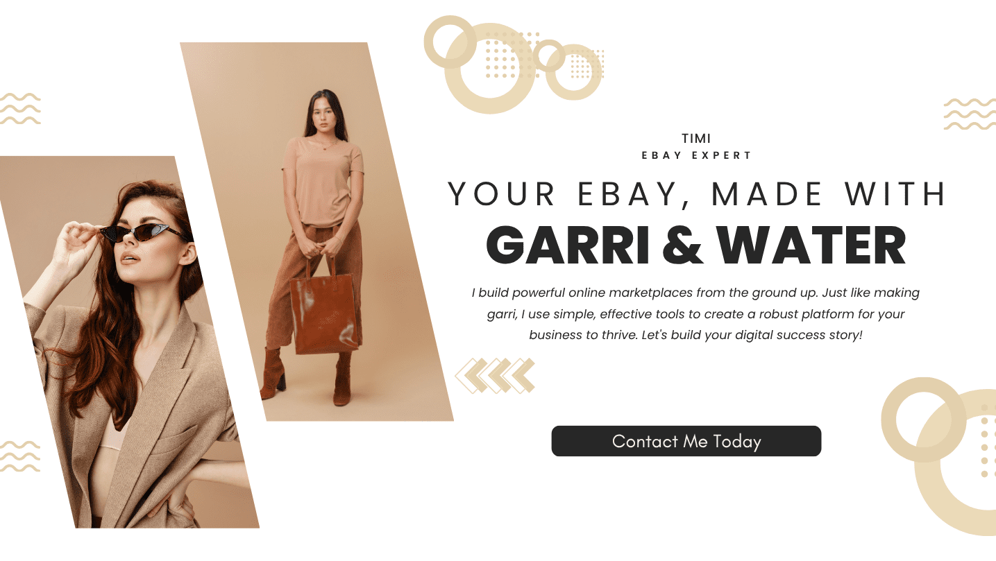 Cream and Grey Modern Fashion Store Banner
