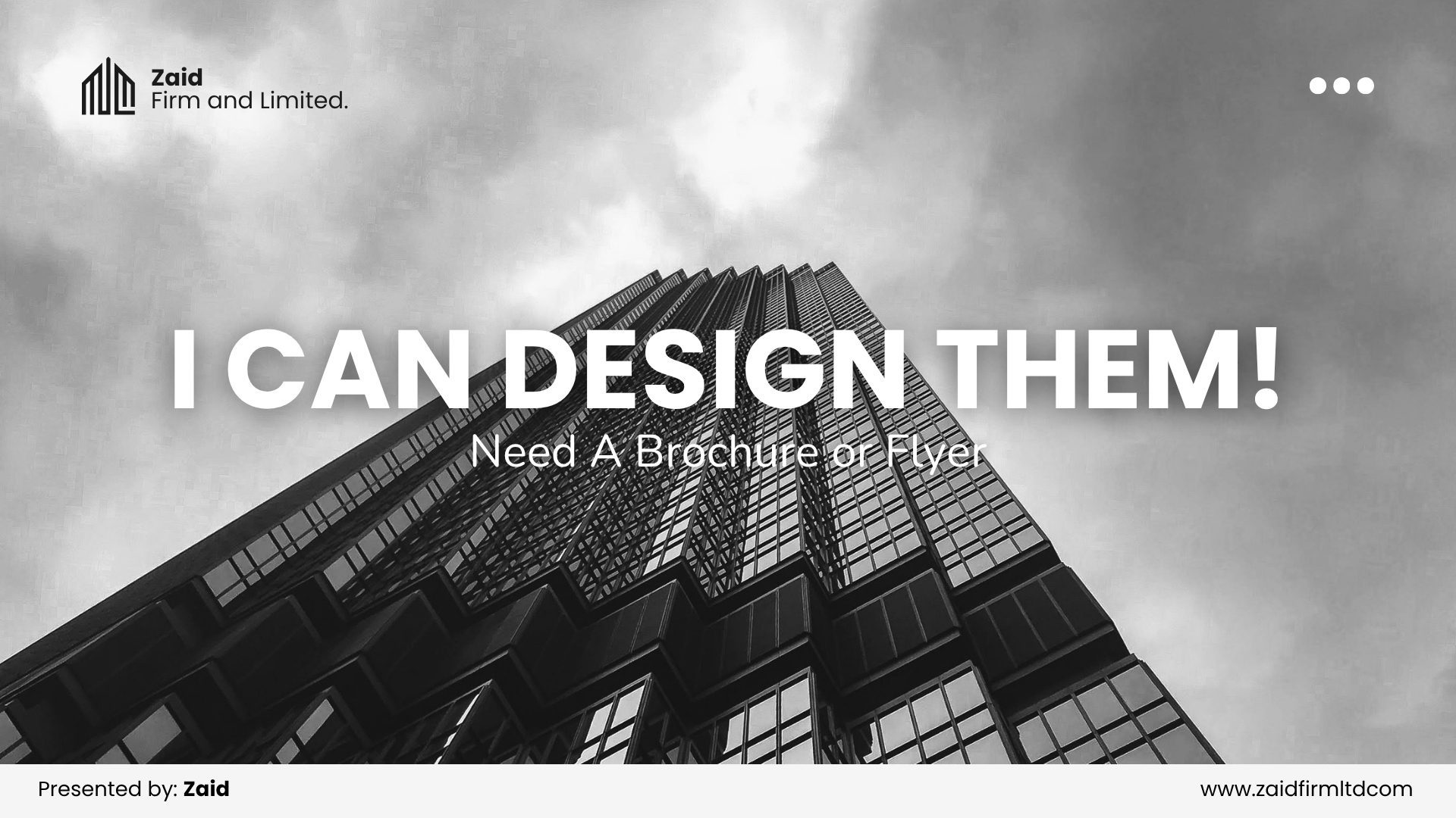 Grayscale Minimalist Company Profile Presentation