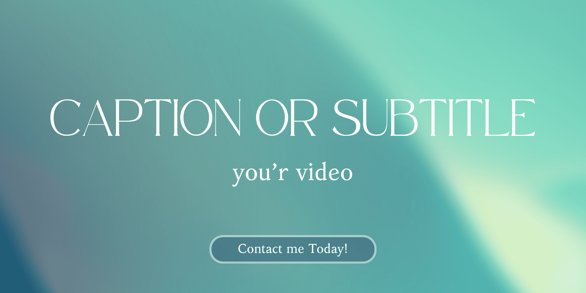 Green Minimalist Studio Banner