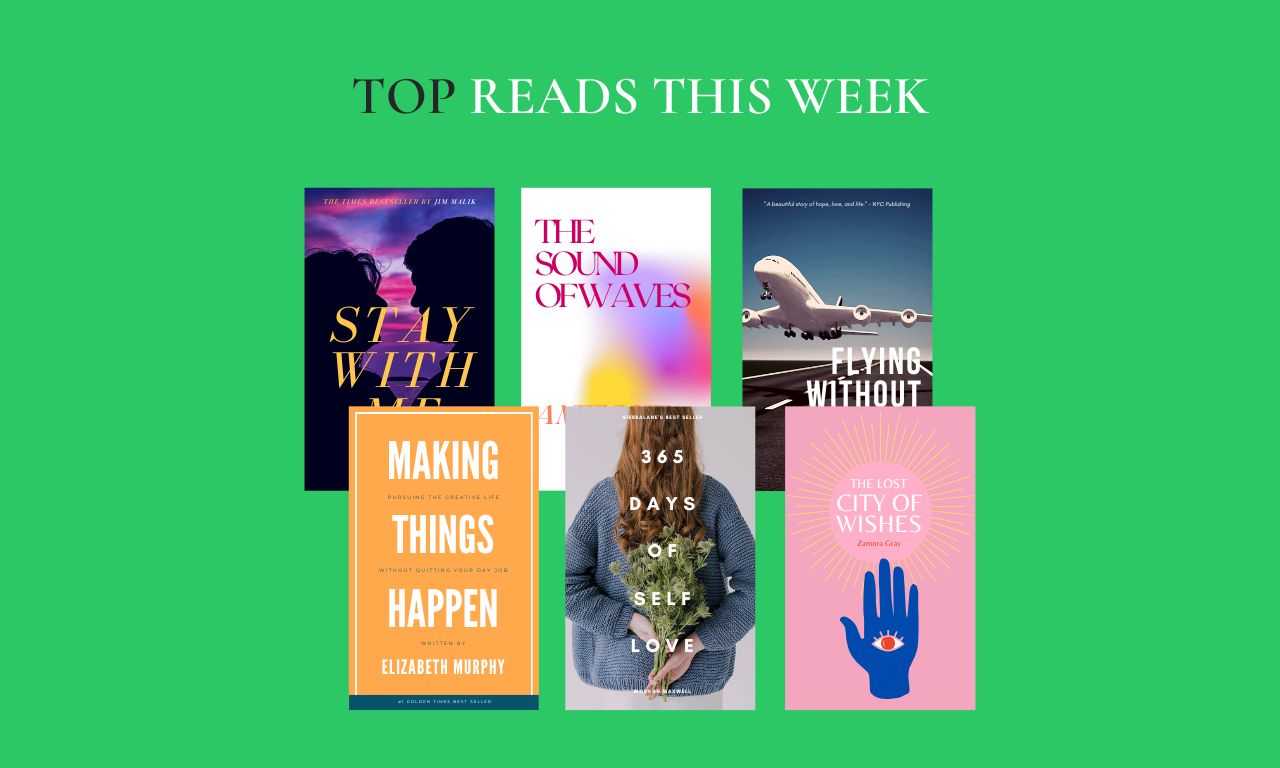 Green Weekly Top Reads Publishing Company Media Instagram Post (1280 x 768 px)