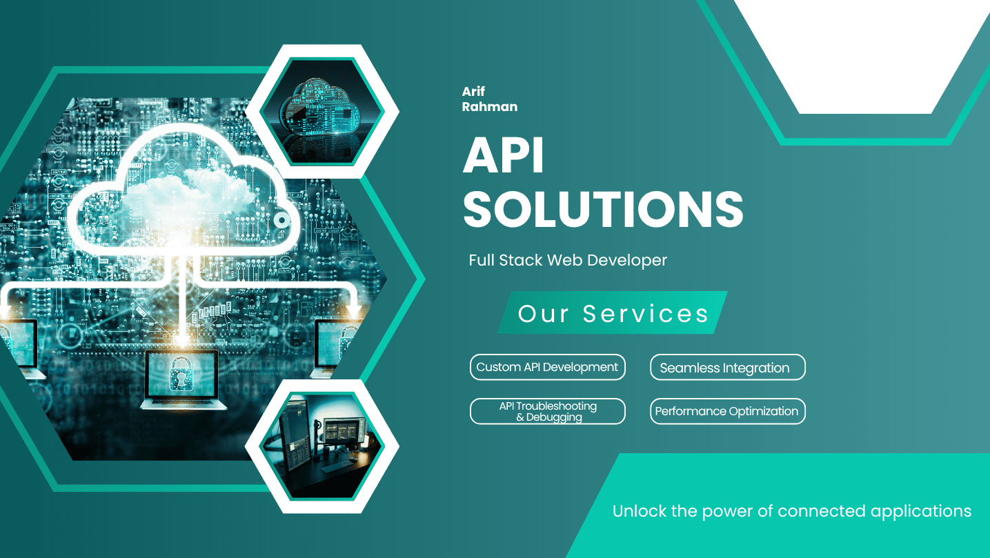 Green White Modern Cloud Computing Services Poster