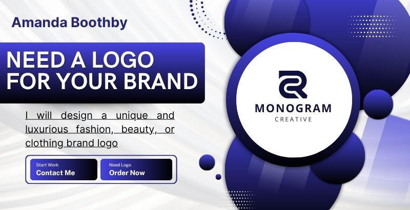 I will design a unique and luxurious fashion, beauty, or clothing brand logo