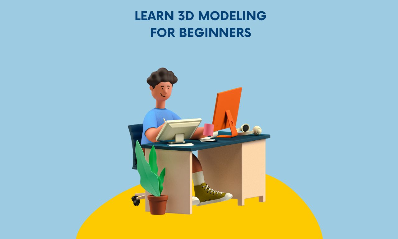Learn 3D Modeling for Beginners Instagram Post (1280 x 768 px)
