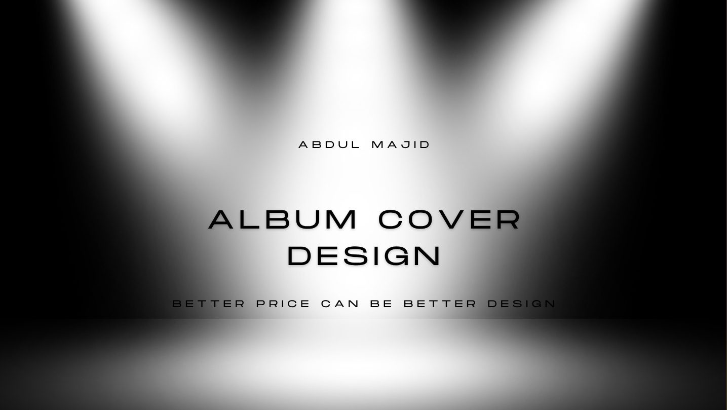 Minimal Spotlight Music Album Cover