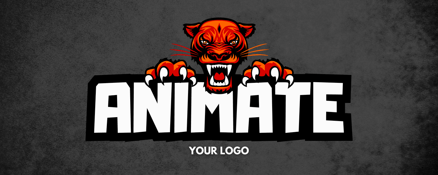 Modern Black and Red Offline Twitch Banner