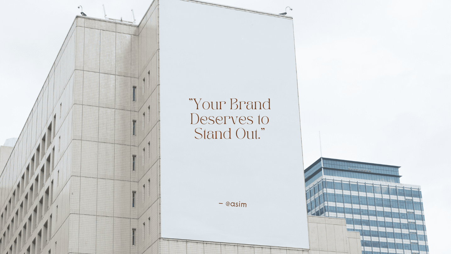 Modern Simple Billboard Inspirational Quote Instagram Post