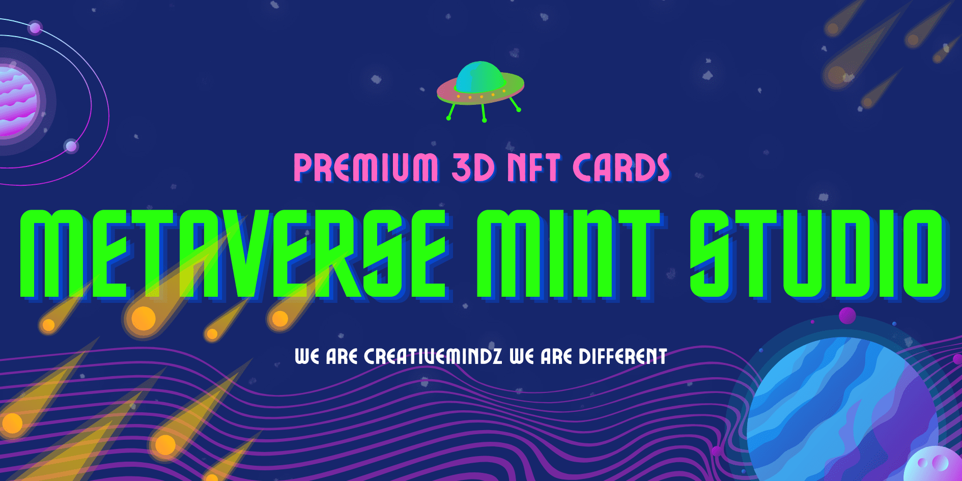 Outer Space Nft Collection Store Banner