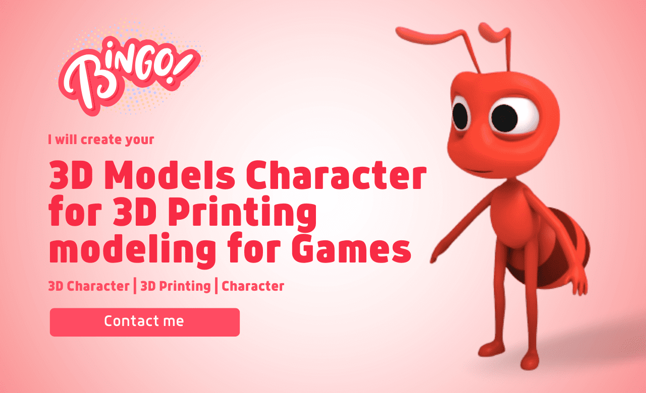 Pink and Red 3D Model Course Instagram Post (1280 x 780 px)