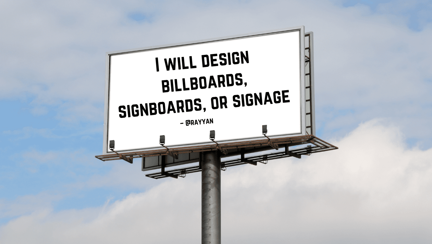 Positive Quote Outdoor Billboard Signage Instagram Post