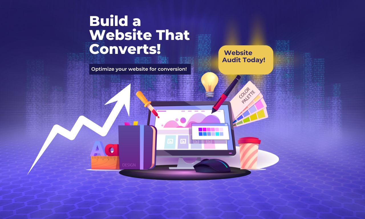 Purple Playful Website Design and Development Services Instagram Post (1280 x 768 px)