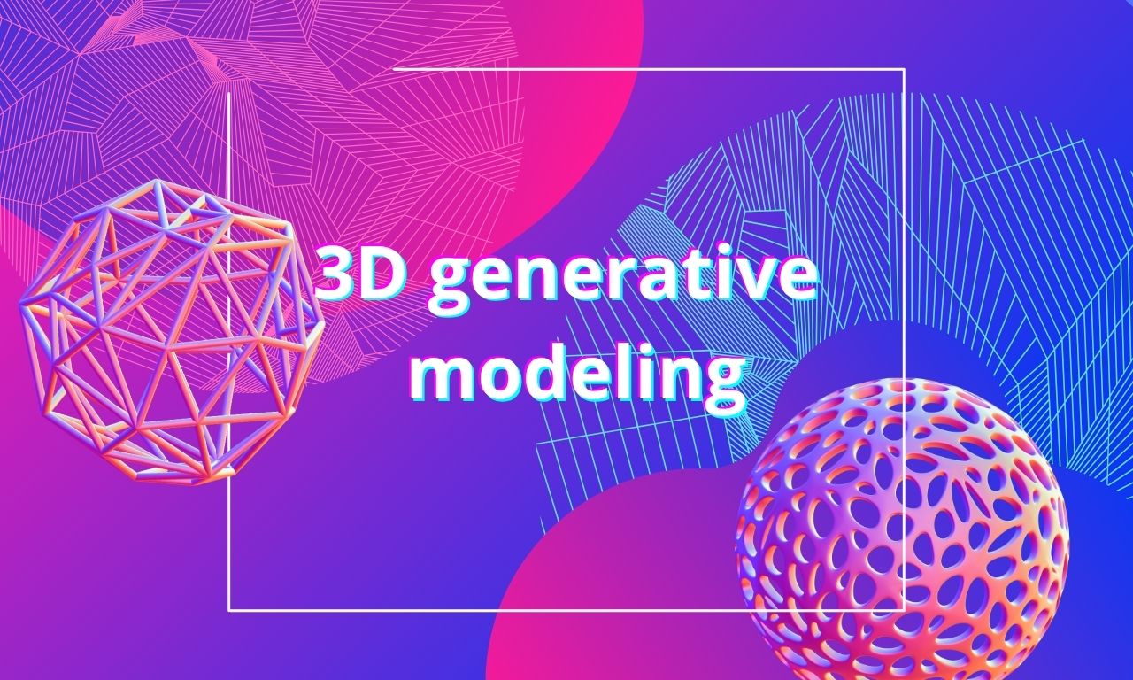 Quick Tips 3D generative modeling. Promotion of the online course Facebook post (1280 x 768 px)