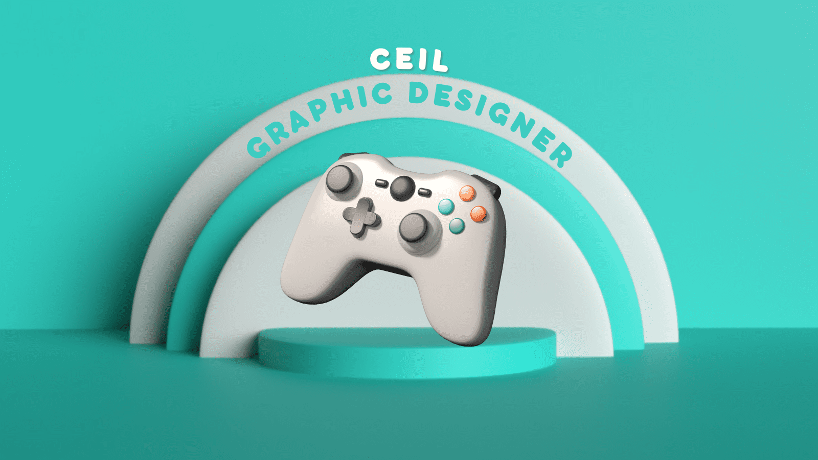 Tosca 3D Minimalist Gaming YouTube Channel Art