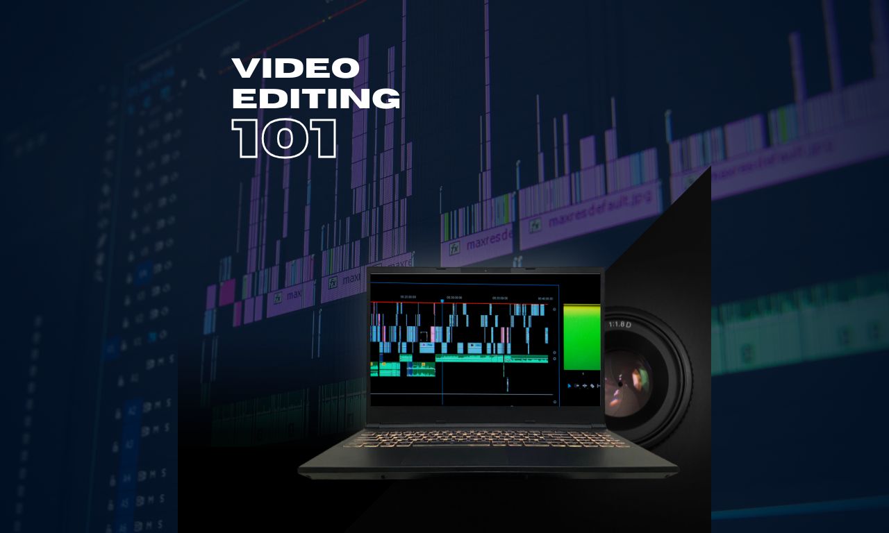 Video editing workshop promo instagram post (1280 x 768 px)